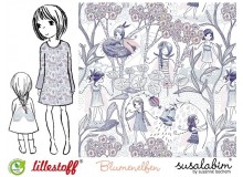 Bio Jersey Lillestoff - Blumenelfen